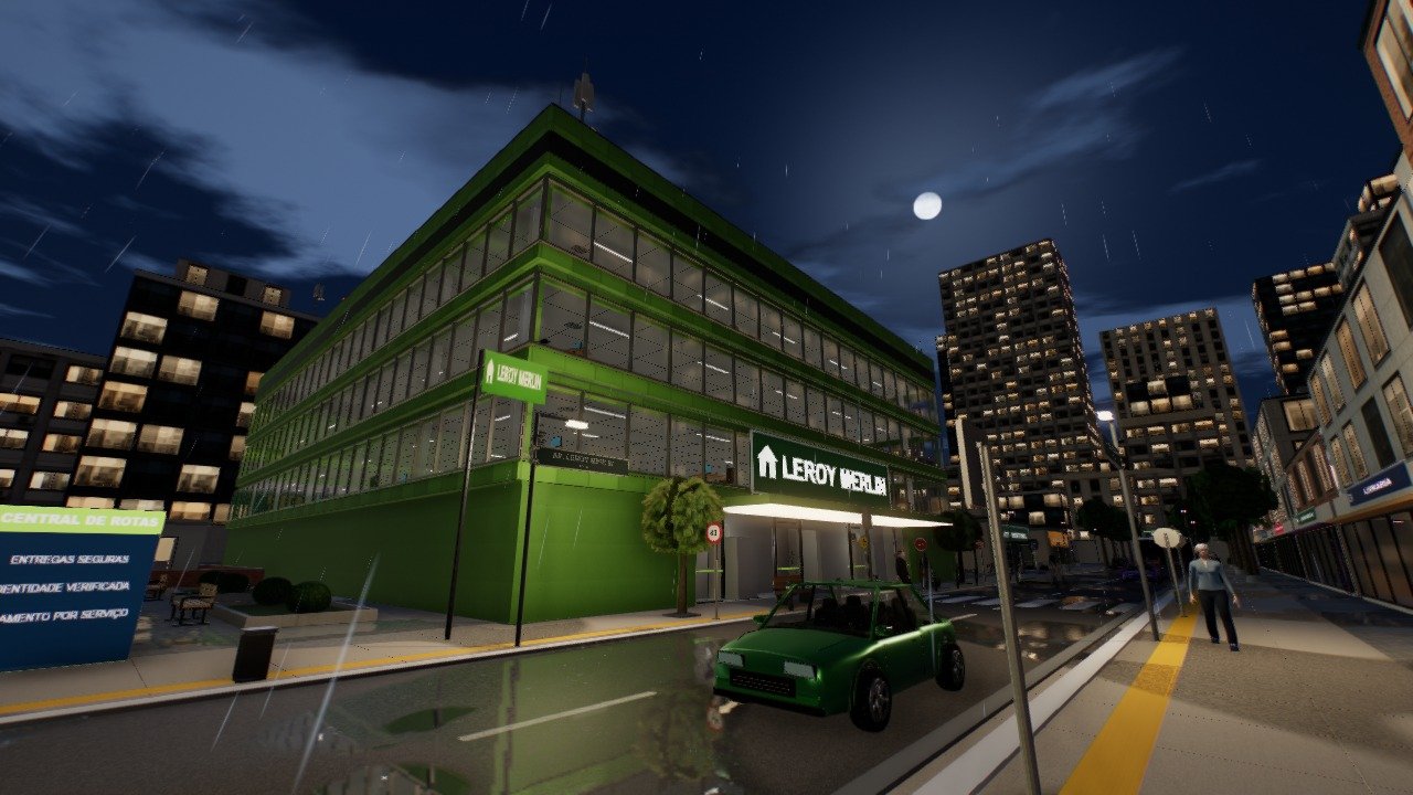 Ambiente da aventura 3D na Leroy Merlin